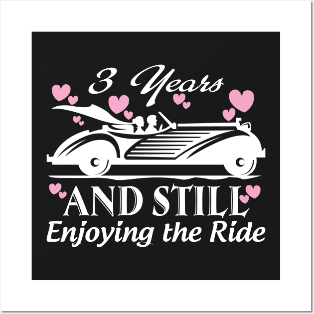 Anniversary Gift 3 years Wedding Marriage Wall Art by bestsellingshirts